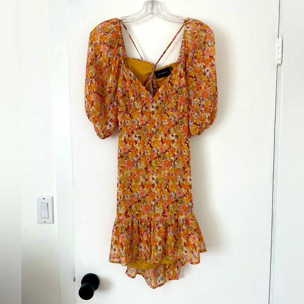 NWOT- Floral Animari dress, size medium